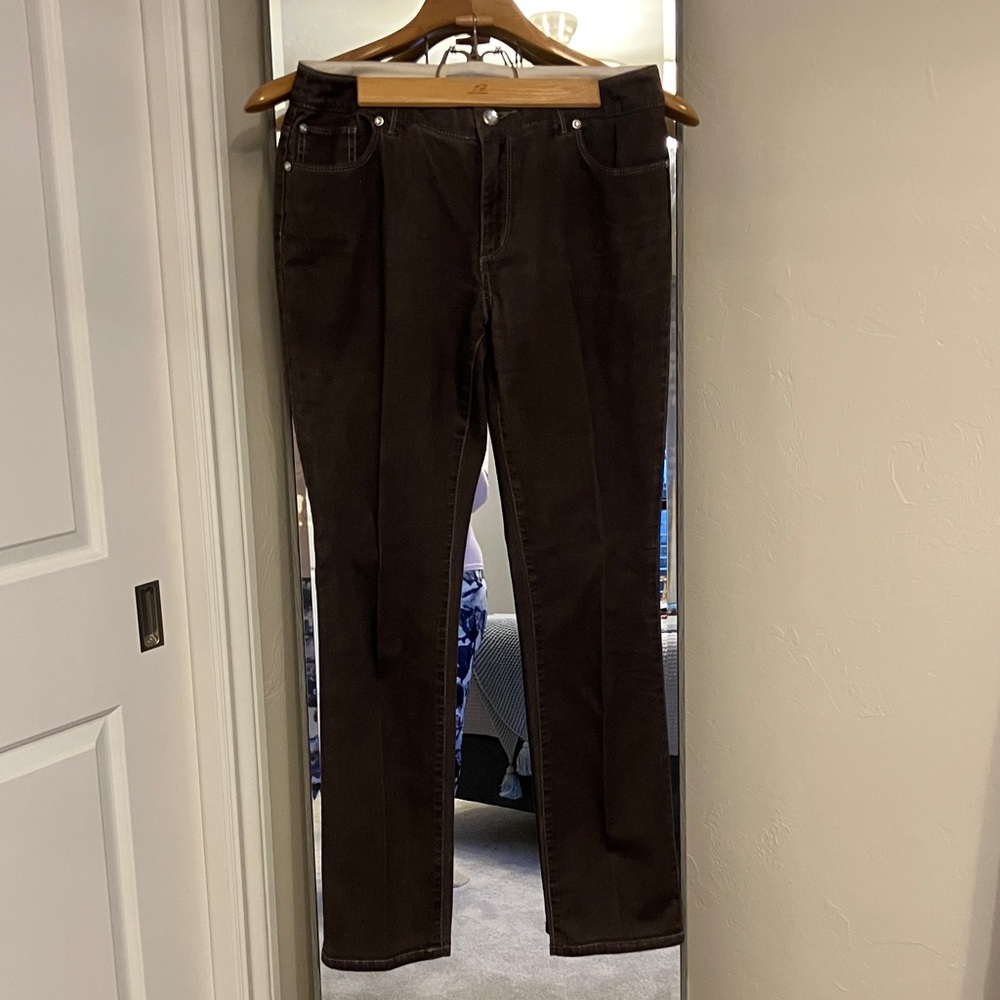 Chico's Women's Dark Brown Boot Cut Jeans